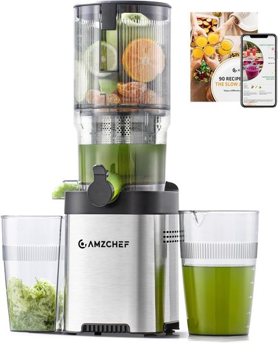 Amzchef cold press juicer - amzchef,
