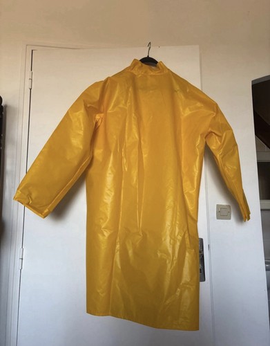 Vintage raincoat rubber coat - vintage,