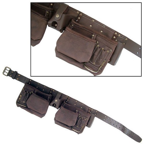 Professional leather toolbelt - leather,