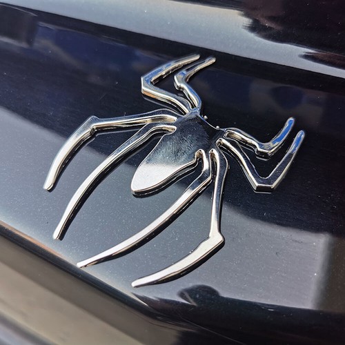 Metal spider logo emblem - metal,