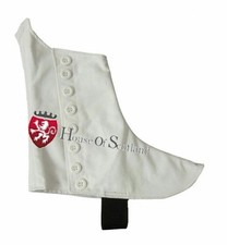 Kilt Spats Scottish Pipers Drummer White Buttons Marching Band Uniform