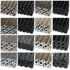 NEODYMIUM MAGNETIC WASHERS SCREW DOWN COUNTERSUNK BORE COUNTERSUNK HOLE RING SCREWS