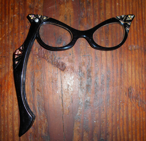 Vintage 1950 cat - cat, folding