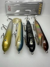 Llungen Lures Jerko And Squirko Musky 4 Lure Lot - Earlier Production - Monster