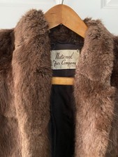 vintage 1950s genuine fur