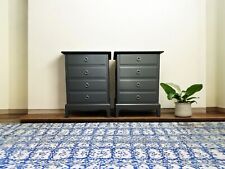 Vintage Stag Minstrel Bedside Tables Cabinets Fusion Ash (Commission)