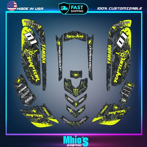 Yamaha raptor 660 kit graphics - kit,