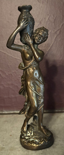 Antq french bronze statue - ,