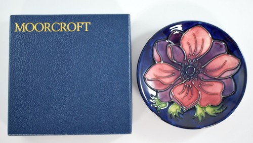 Moorcroft anemone pin dish - anemone,