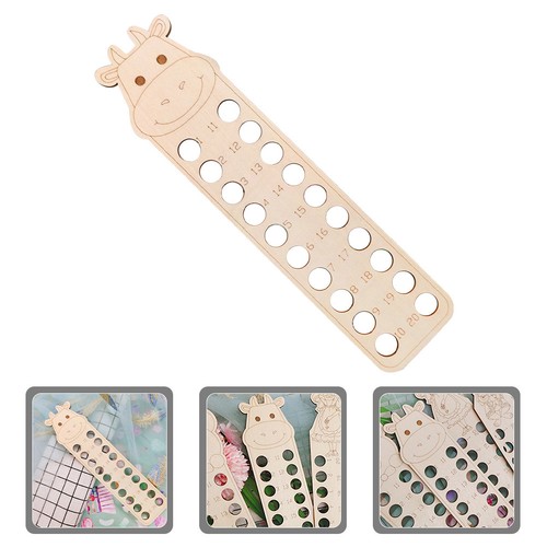 Beige wooden cross stitch - beige,