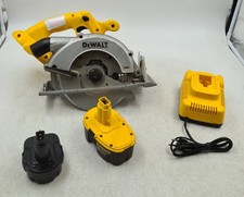 Dewalt DC390 Circular Saw with Batteries & Charger - Used, Working