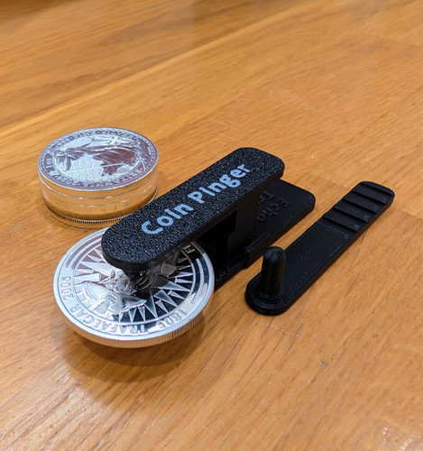 Coin pinger silver - coin, &