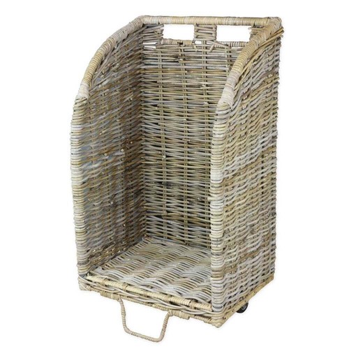 Grey buff rattan wicker - grey, &