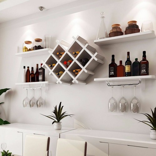 Wine racks white wall - wine,