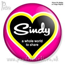 SINDY 1970s ~ Retro Toy Doll [45mm BADGE/MAGNET]