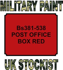 POST OFFICE BOX RED MILITARY PAINT METAL STEEL HEAT RESISTANT ENGINE VEHICLE