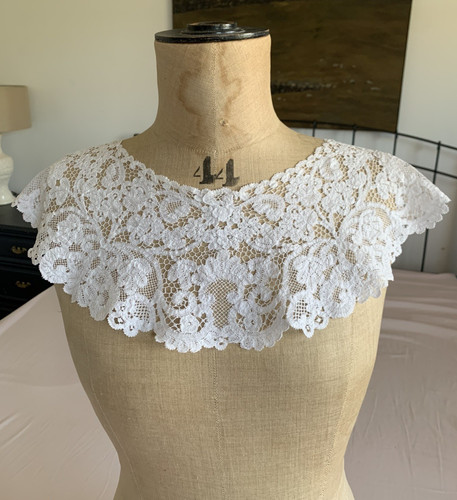 Antique lace collar handmade - lace,