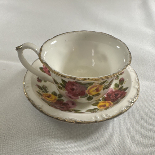 Cottage rose bone - rose, floral
