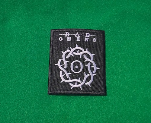 Bad omens sew iron on - omens,