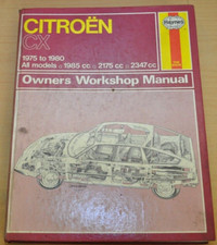 CITROEN CX 1975 - 1980 Manual