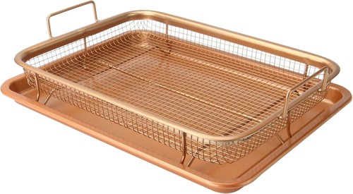 Copper crisping tray - tray,