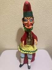 Punch & Judy ' Mr Punch ' Puppet , Hand Made, Painted & Superb ! Free Postage.