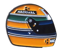 Ayrton Senna Enamel Pin Badge