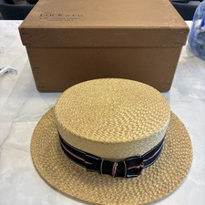 Lock Co Vintage Straw Boaters