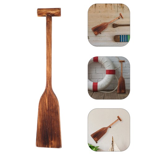 Vintage wooden oar pendant - oar,