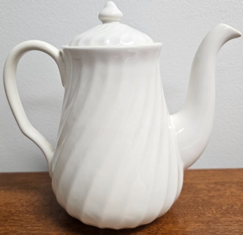 Wedgwood white coffee pot - wedgwood, &