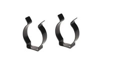 2x BLACK STORAGE CLIPS for