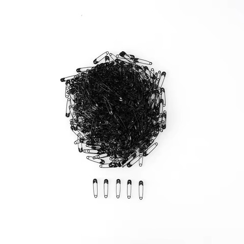 100pcs steel safety pins - safety,