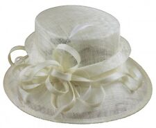 Elegance Collection Sinamay Loops Wedding Hat