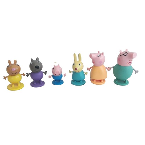 Peppa pig figures cake toppers - peppa,