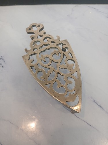 Antique pierced brass - pierced,