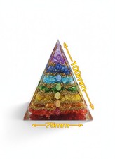 7 Chakra Emblem Orgone Pyramid