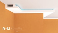 Xps Led Coving Cornice-Uplighter Cornice Moulding Lightweight - Best Price - N42