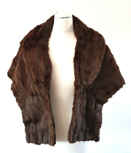 Large vintage brown mink