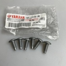 YAMAHA 6 PIECE DT50R XT125R TORX SOCKET BUTTON HEADM6 BOLT 13D-F4176-00 KL1614