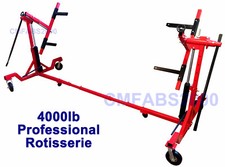 4000LB Tonne Hydraulic Car Rotisserie Chassis Tilter Roller Jig Turner Spit **
