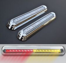 # 2x LED REAR LIGHTS FLUSH MOUNT LAMPS 12V CAR BUS VAN MOTORHOME CAMPER HORSEBOX