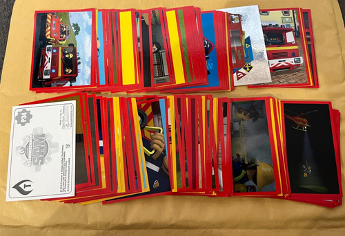 145x fireman sam stickers - fireman,
