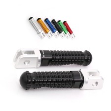 FOR SUZUKI GSR 600 06-10 09 08 07 BLACK MPRO FRONT MOTORCYCLE FOOT PEGS