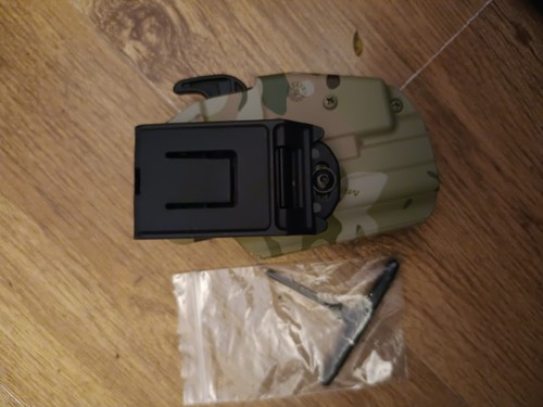 Hard plastic multicam holster - hard,
