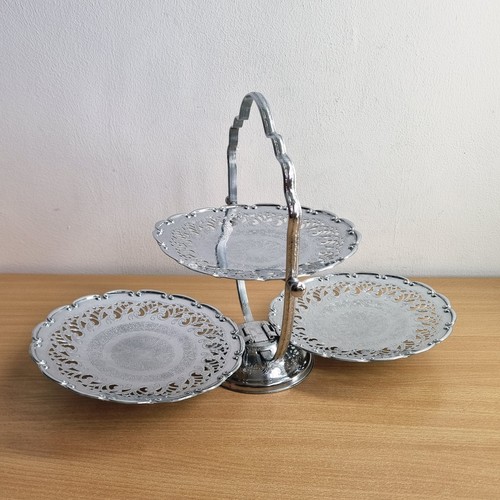 Vintage chrome folding three - chrome,