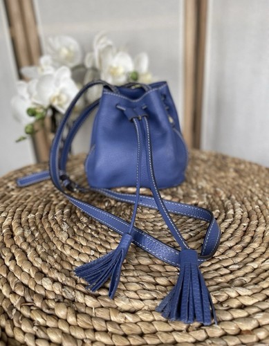 Boden blue leather - , small