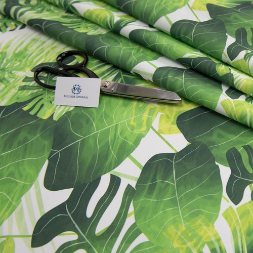 Water resistant tropical print - water,