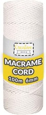 328 Feet White Macrame Cord |