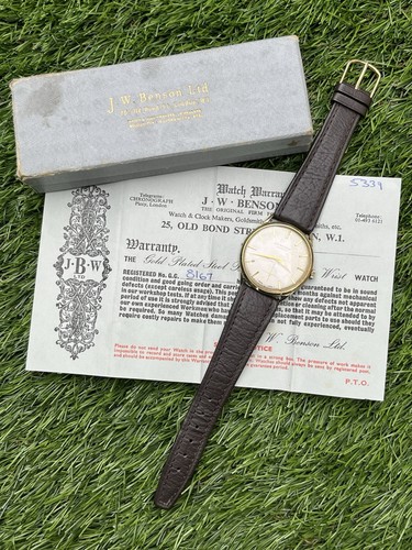 Vintage benson gents - w, watch