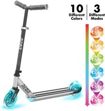 Yvolution Neon Ghost LED Scooter with Dynamic Lights Kids Aluminium Age 5+